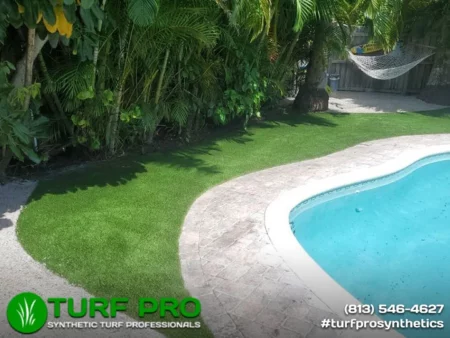 Artificial Grass Around Pool